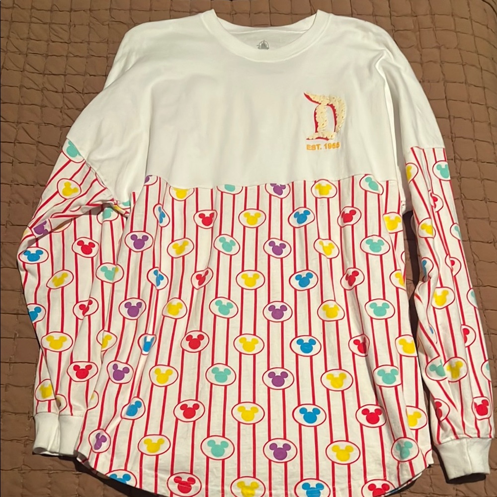 Disney popcorn long sleeve shirt